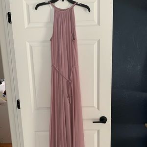 David’s Bridal Quartz Size 10 Soft Mesh Halter